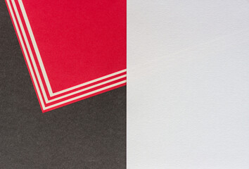 Fototapeta premium black, red, and white paper background