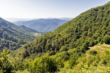 Amazing Landscape of Balkan Mountain near town of Teteven, Bulgaria