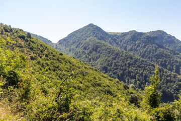 Amazing Landscape of Balkan Mountain near town of Teteven, Bulgaria