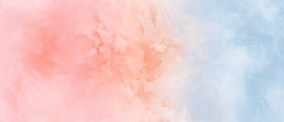 Fototapeta premium Abstract colorful gradient watercolor background. Digital art painting
