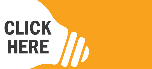 Click Here in lamp background illustration