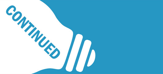 Continued in lamp background illustration