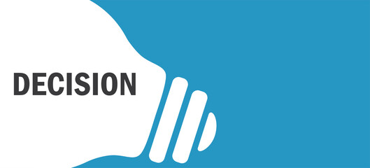 decision in lamp background illustration