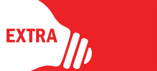 Fototapeta premium extra in lamp background illustration