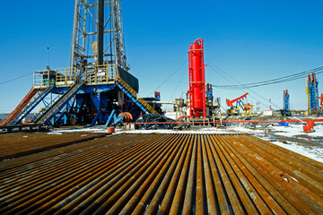 Oil drill pipe and drill