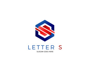 Initial Letter S Logo Template Design