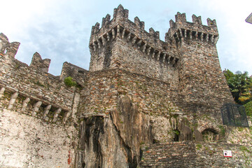View from Castelgrande (medieval castle), Bellinzona, Switzerland