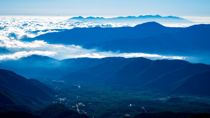 乗鞍岳　富士見岳から見る雲海