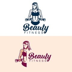 Beauty fitness logo