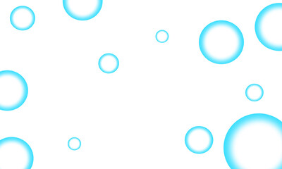 light blue bubble pattern white background