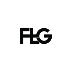 ftg initial letter monogram logo design