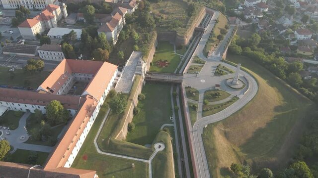 The Horea, Closca and Crisan obelisk  located in the Alba Carolina fortress, alba lulia, Old Town of Karlsburg, Romania