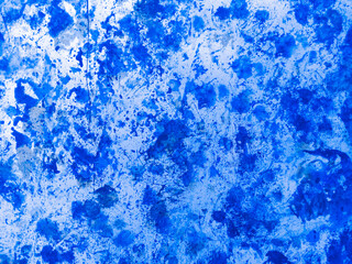 Fototapeta na wymiar Azure Abstract Shape. Blue Watercolor Water. Cobalt Grunge Decoration. Navy Texture Poster. Paint Creative. Design Poster. Art Fluid. Splash Artistic.