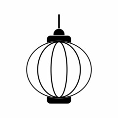 chinese lantern icon set vector sign symbol