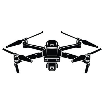 Drone logo design for company brand symbol