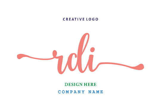 RDI lettering logo is simple, easy to understand and authoritative