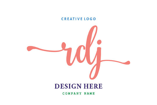 RDJ lettering logo is simple, easy to understand and authoritative
