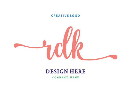 RDK lettering logo is simple, easy to understand and authoritative