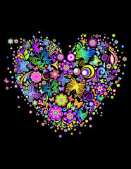 heart love colors