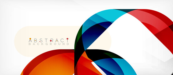 Abstract square shape with overlapping waves, minimal geometric background. Vector Illustration For Wallpaper, Banner, Background, Landing Page