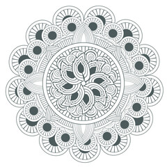 Coloring Books for adult. Hand drawn flowers in zentangle style for t-shirt design or tattoo and coloring book