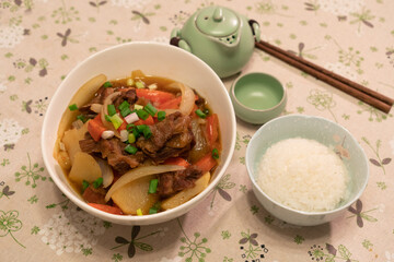 rice with vegetables