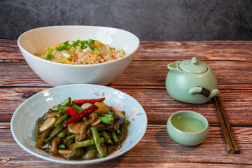 rice with vegetables