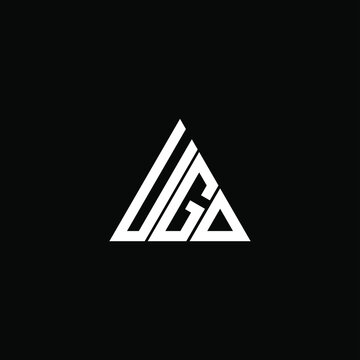 UGD letter logo creative design. UGD unique design
