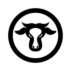 Cow logo template