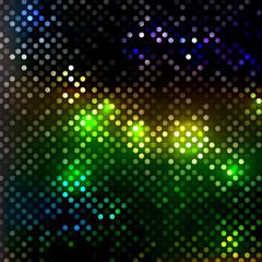 Obraz premium Abstract bright multicolored dotted wallpaper background. Vector illustration