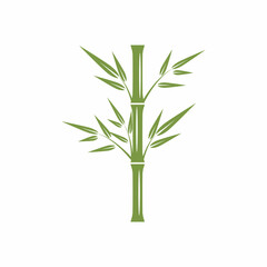 Bamboo Logo Template vector icon illustration design