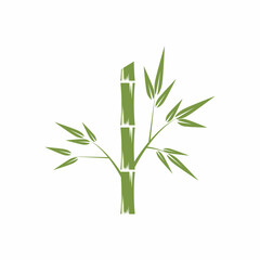 Obraz premium Bamboo Logo Template vector icon illustration design