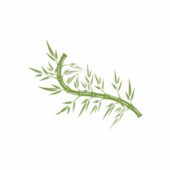 Bamboo Logo Template vector icon illustration design