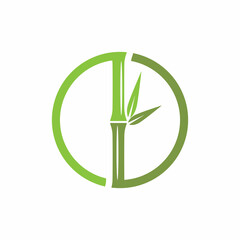 Bamboo Logo Template vector icon illustration design