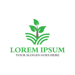 farm logo , agriculture logo vector