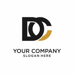 Fototapeta premium DC Letter Combo logo Design for your business