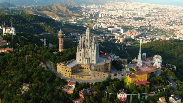 Barcelona Spain - Temple of the Sacred Heart of Jesus
