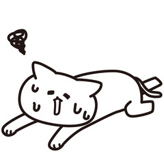 加工ok　ねこ素材No.79 だめだこりゃ