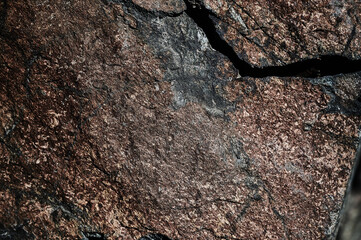 Granite stone texture in detail