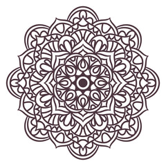 Ethnic Mandala Round Ornament Pattern
