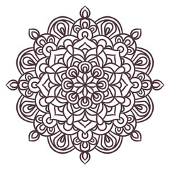 Ethnic Mandala Round Ornament Pattern