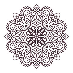Ethnic Mandala Round Ornament Pattern