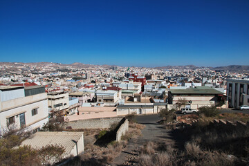 Obraz premium The panoramic view of Abha city, Saudi Arabia