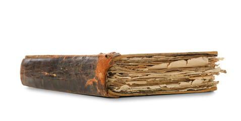 Old book on white background