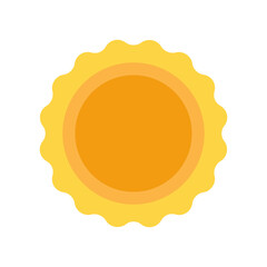 Sunny , Weather flat icon.