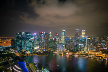 Fototapeta premium シンガポールの観光名所を旅行する風景 Scenes from a trip to Singapore's tourist attractions 