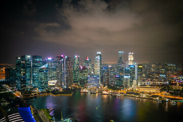 Fototapeta na wymiar シンガポールの観光名所を旅行する風景 Scenes from a trip to Singapore's tourist attractions 