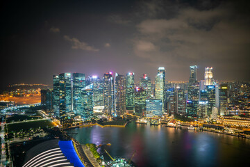 シンガポールの観光名所を旅行する風景 Scenes from a trip to Singapore's tourist attractions 