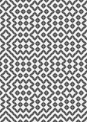 Fototapeta premium Abstract Geometric Pattern generative computational art illustration