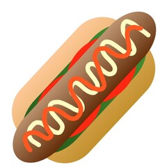 delicious food illustration